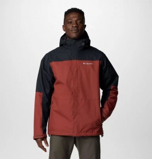 Black / Red Columbia Hikebound™ II Interchange Men Insulated Jackets | FWTOCJ-254