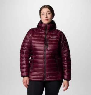 Burgundy Columbia Arctic Crest™ Down Women Jackets | GKHVQP-741