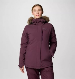 Burgundy Columbia Ava Alpine™ II Insulated Women Jackets | NOTQDF-356