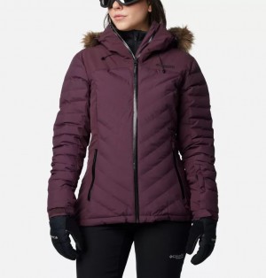 Burgundy Columbia Bird Mountain™ III Insulated Women Jackets | FTWUDE-179