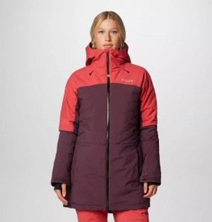 Burgundy Columbia Mount Bindo™ IV Insulated Women Jackets | FHSYOE-015