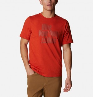 Columbia Alpine Way Men T-Shirts | LSNIKX-457