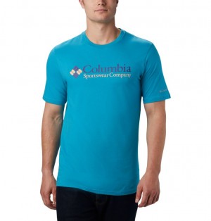 Columbia CSC Basic Logo Men T-Shirts | WLQZOX-568