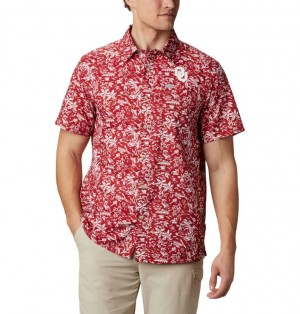 Columbia Collegiate PFG Super Men Shirts | KUOYAP-981