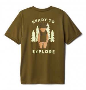 Columbia Grizzly Grove Kids' T-Shirts | XDVUNZ-572