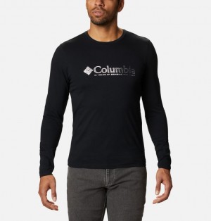 Columbia Lookout Point Men T-Shirts | UZJEXI-406