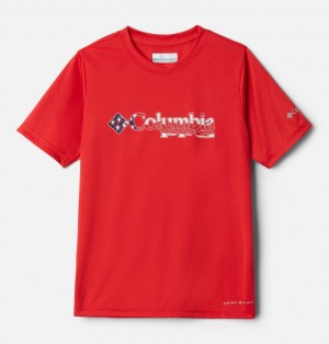 Columbia PFG Kids' T-Shirts | FSJRGX-981