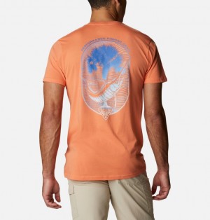 Columbia PFG Men T-Shirts | WDNYTL-048