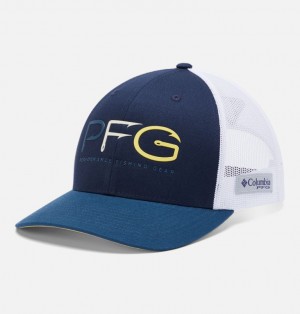 Columbia PFG Mesh Snap Back Baseball Men Hats | QRBFTW-148