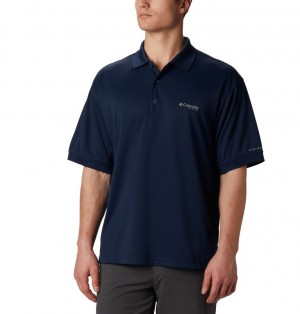 Columbia PFG Perfect Cast Men Polo Shirts | ZUPGJE-765