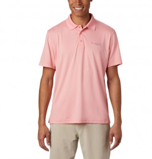 Columbia PFG Skiff Cast Men Polo Shirts | FIECHJ-617