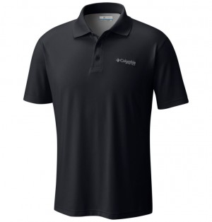 Columbia PFG Skiff Cast Men Polo Shirts | DFGHTL-075