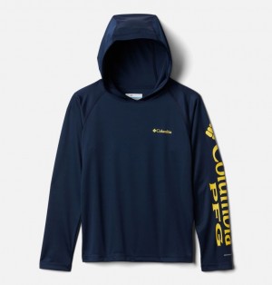 Columbia PFG Terminal Tackle Kids' Hoodies | EACWOR-985