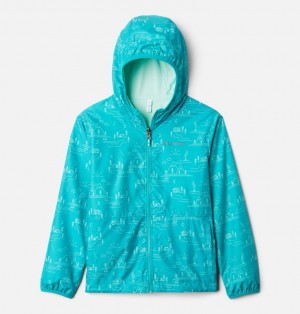 Columbia Pixel Grabber Kids' Rain Jackets | FQBSUH-862