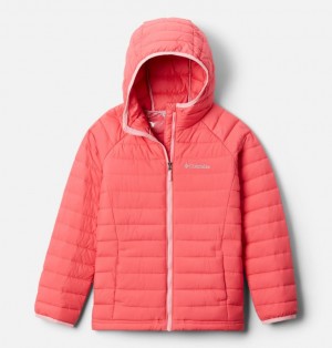 Columbia Powder Lite Kids' Hooded Jackets | YKMLTS-563