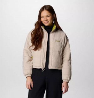 Cream Columbia Wallowa™ Insulated Cropped Women Jackets | XMUFDL-138