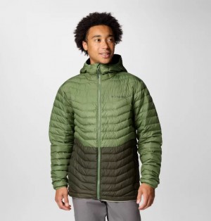 Green Columbia Westridge™ Down Men Hooded Jackets | EZBYKF-389