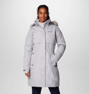 Grey Columbia Apres Arson™ II Winter Long Women Down Jackets | CHNMRV-560