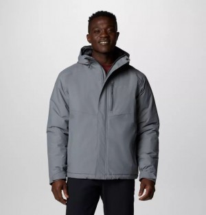 Grey Columbia Cascadian Peaks™ Men Insulated Jackets | OMEWIL-517