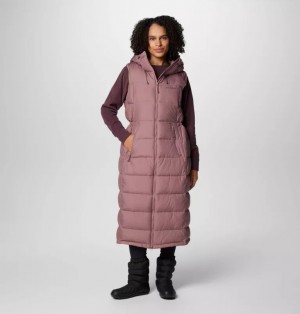 Pink Columbia Pike Lake™ Long Women Vest | LCXGYN-564