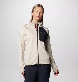 White Columbia Triple Canyon™ Grid Fleece Full Zip Women Jackets | WZIKGB-483