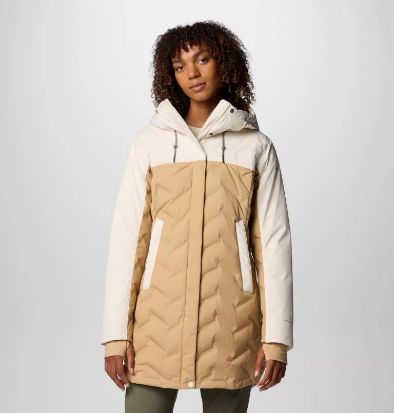 Beige Columbia Mountain Croo™ III Mid Women Down Jackets | MQZYSO-235