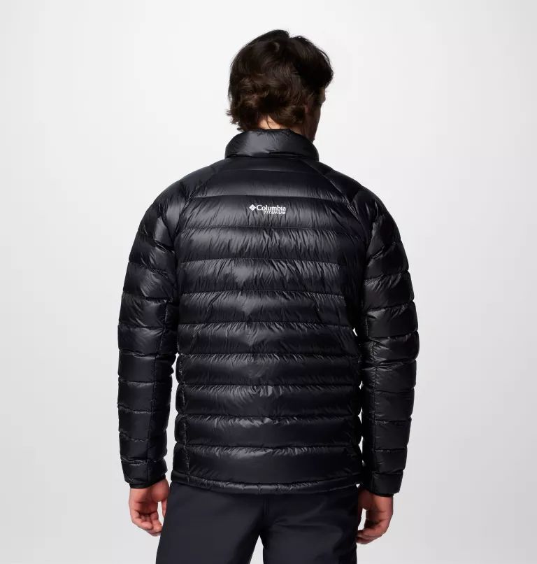 Black Columbia Arctic Crest™ Men Down Jackets | SXATQO-134