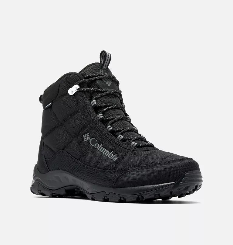 Black Columbia Firecamp™ Men Boots | DLAFGS-549