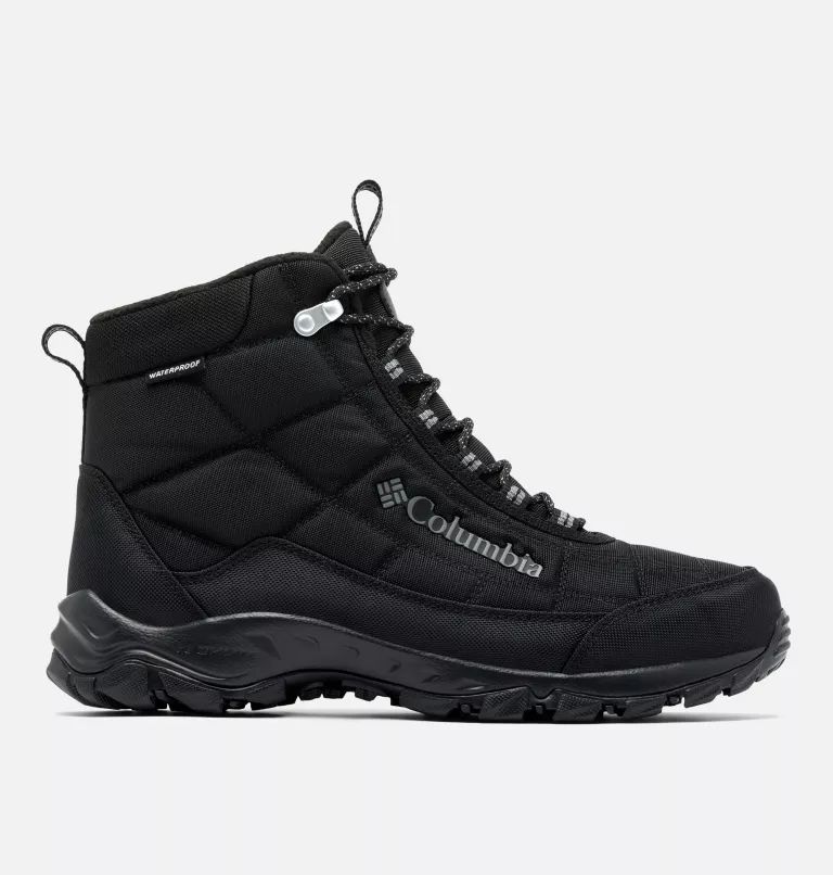 Black Columbia Firecamp™ Men Boots | DLAFGS-549