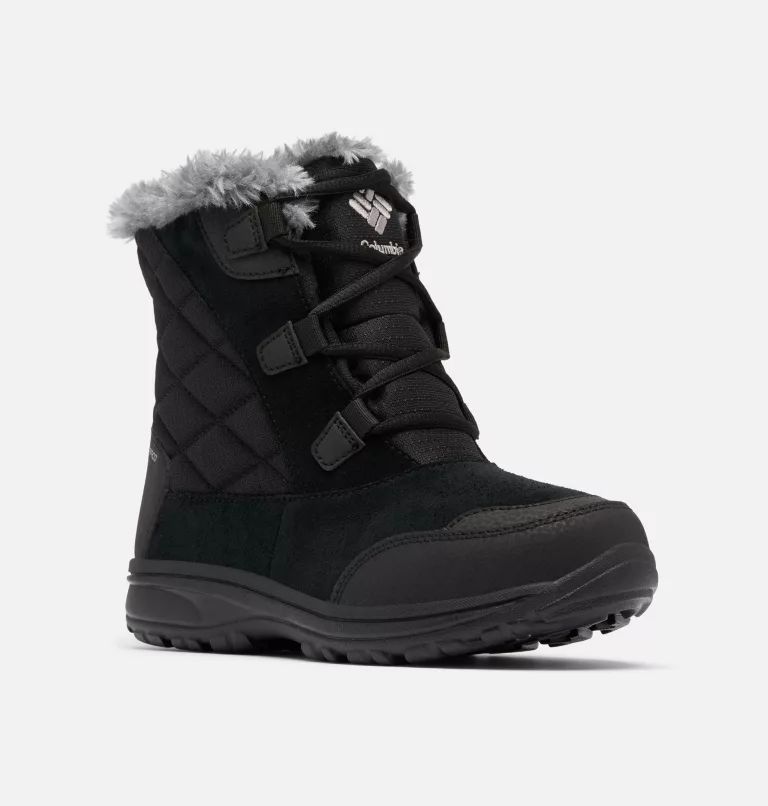 Black Columbia Ice Maiden™ Shorty Women Boots | QSOLJR-698