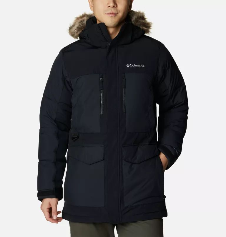 Black Columbia Marquam Peak Fusion™ II Hooded Men Jackets | OBAFUY-125