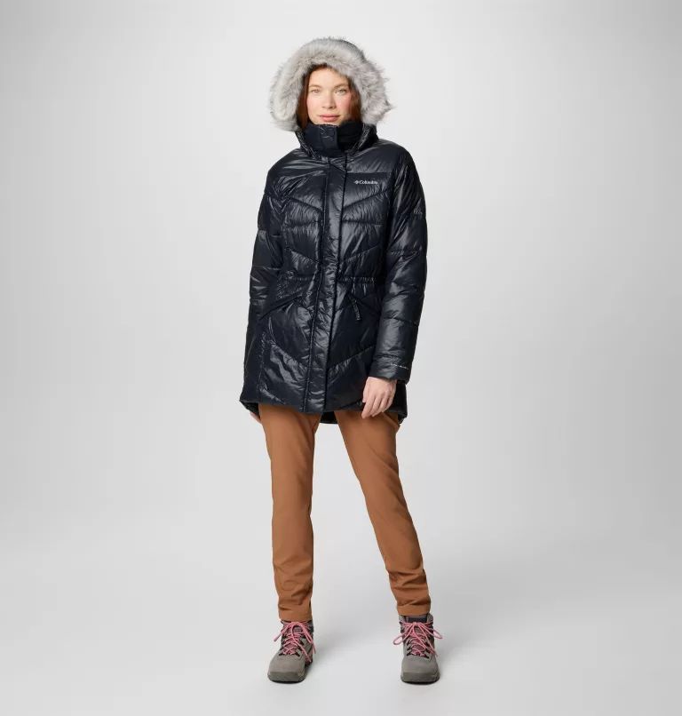 Black Columbia Peak to Park III Mid Insulated Women Jackets | ZOYCIX-703