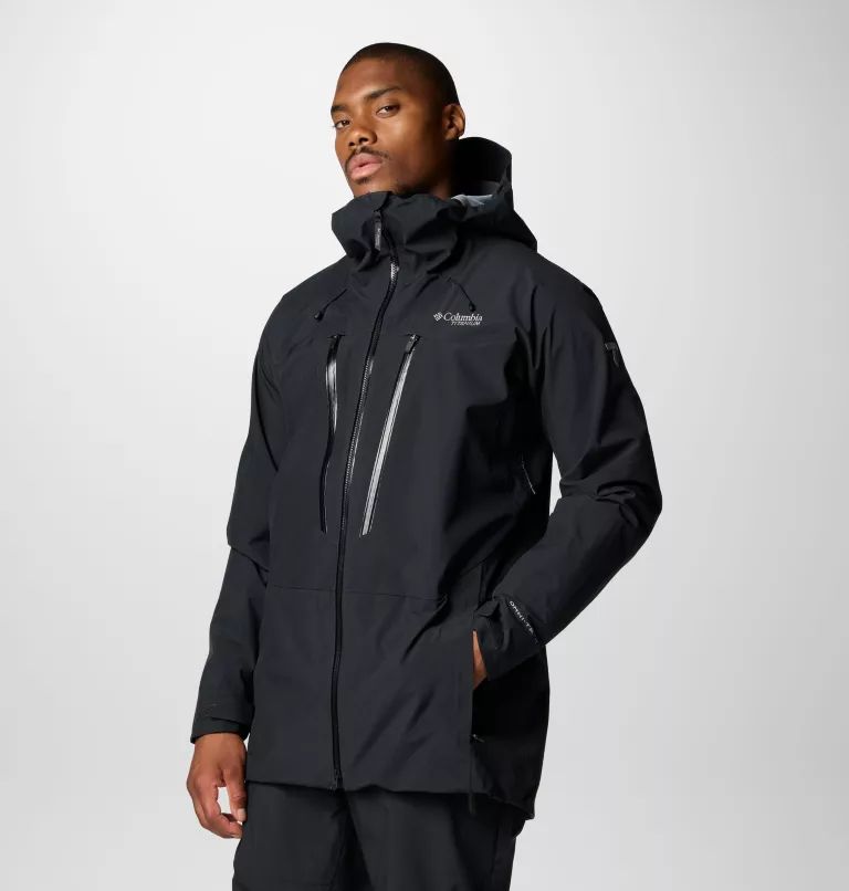 Black Columbia Platinum Peak™ II 3L Shell Men Jackets | YHBAOF-839