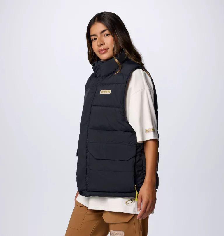 Black Columbia Reversible Men Vest | KFNWAT-703