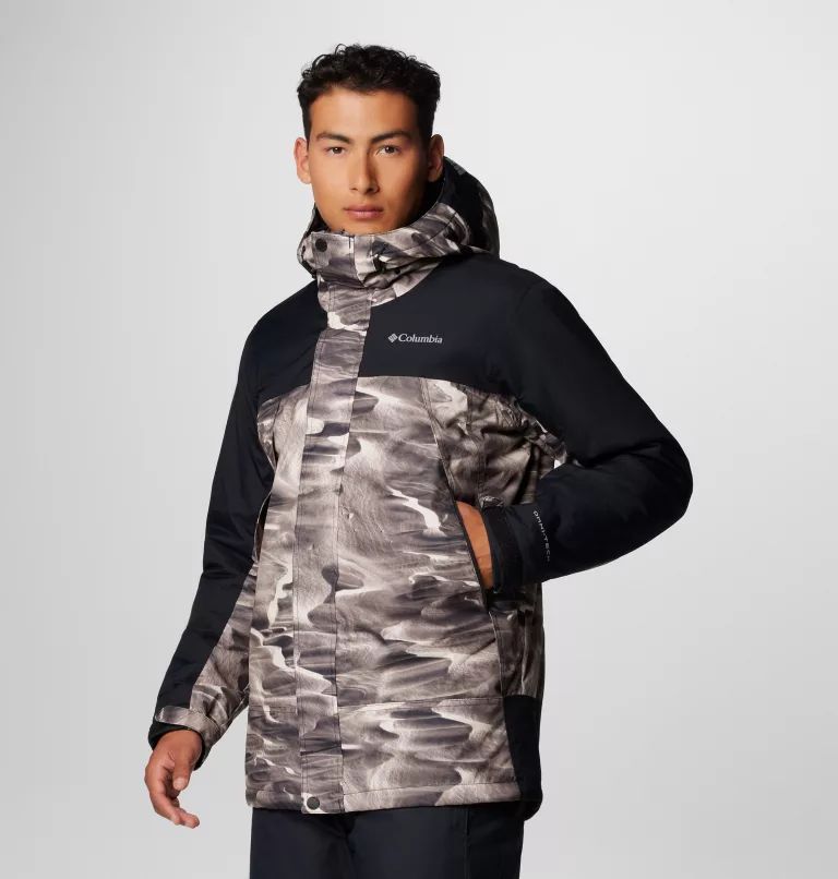 Black Columbia Shotski™ Printed Men Jackets | BJLIOV-136