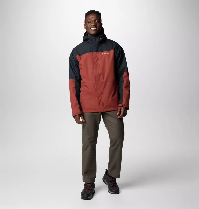 Black / Red Columbia Hikebound™ II Interchange Men Insulated Jackets | FWTOCJ-254