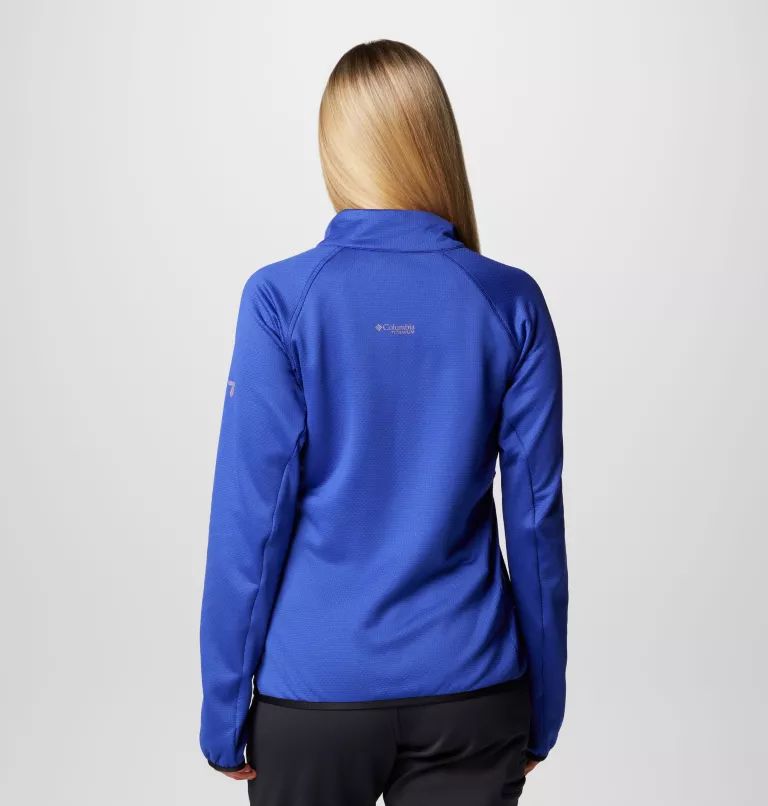 Blue Columbia Triple Canyon™ Grid Fleece Full Zip Women Jackets | JCDQBW-723