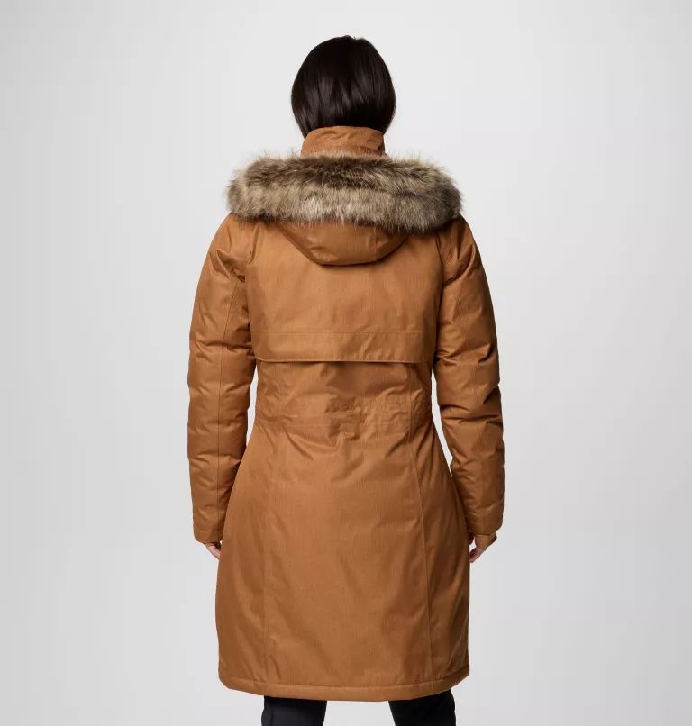 Brown Columbia Apres Arson™ II Winter Long Women Down Jackets | IBTJOE-015