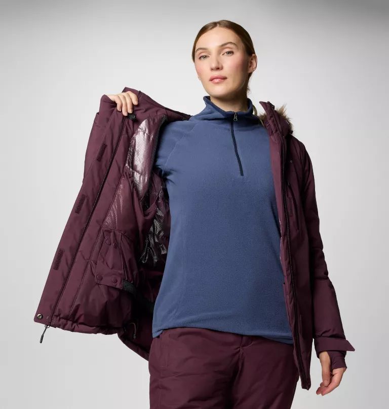 Burgundy Columbia Ava Alpine™ II Insulated Women Jackets | NOTQDF-356