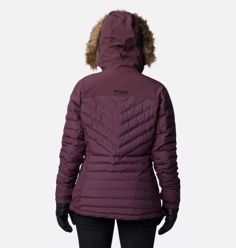 Burgundy Columbia Bird Mountain™ III Insulated Women Jackets | FTWUDE-179