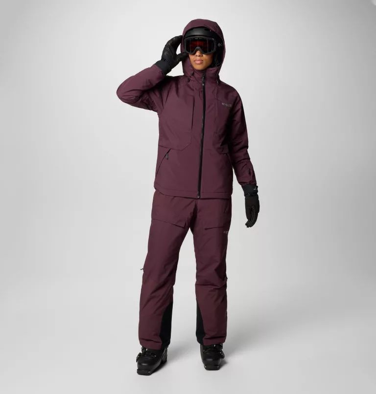 Burgundy Columbia Highland Summit™ II Insulated Women Hooded Jackets | QWBOVG-647