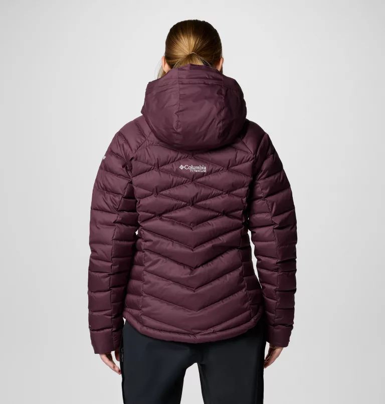 Burgundy Columbia Roaring Fork™ II Women Down Jackets | BNHCEW-385