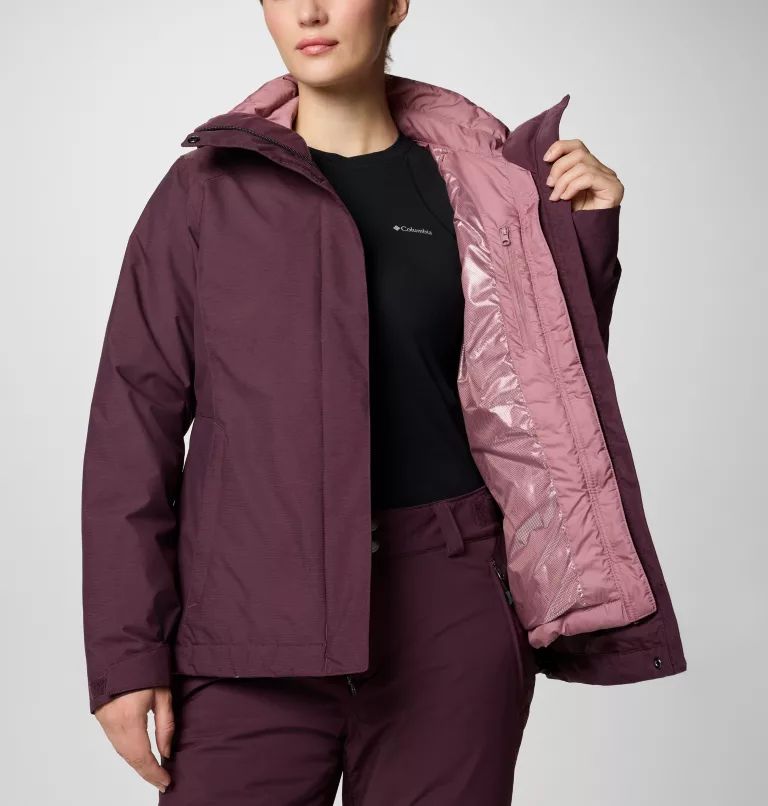 Burgundy Columbia Whirlibird™ V Interchang Women Down Jackets | ACOFNH-794