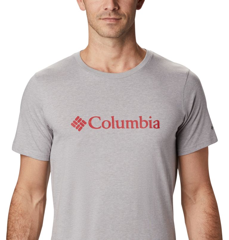 Columbia CSC Basic Logo Men T-Shirts | PYQJUS-207