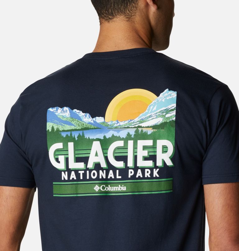 Columbia Glacier Men T-Shirts | MOYVSP-906