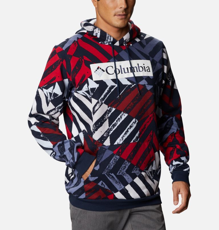 Columbia Logo Men Hoodies | SMYJFW-472