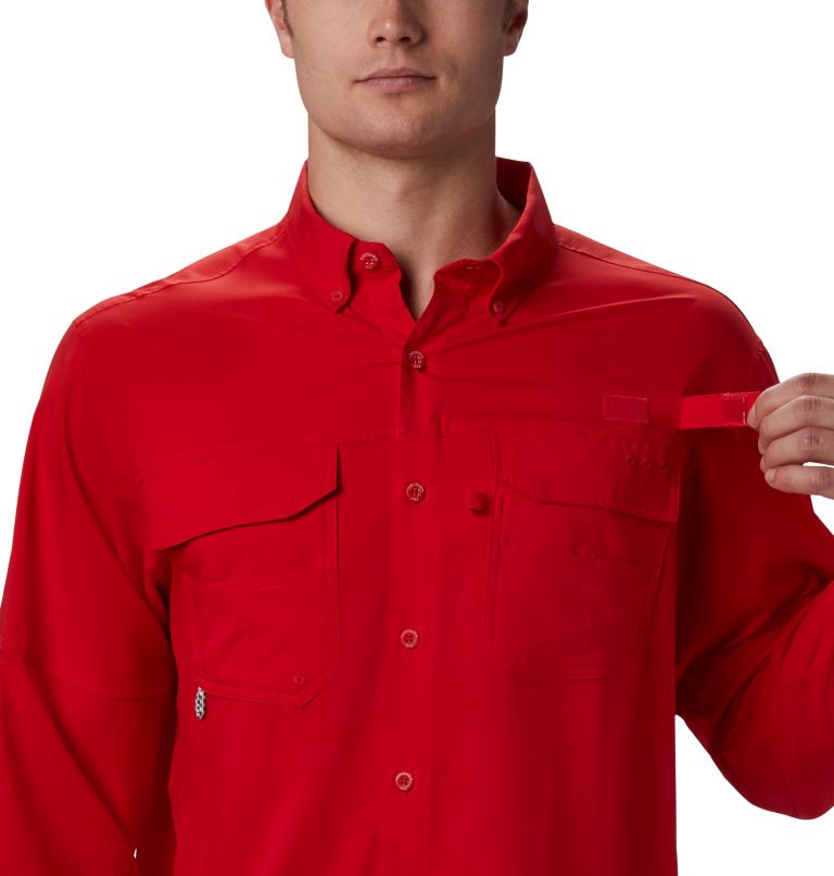 Columbia PFG Blood and Guts Men Shirts | XBVITQ-301