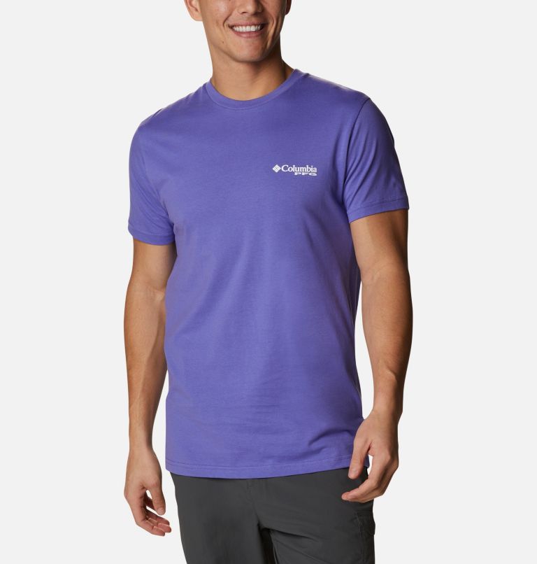 Columbia PFG Men T-Shirts | BXVYPZ-415