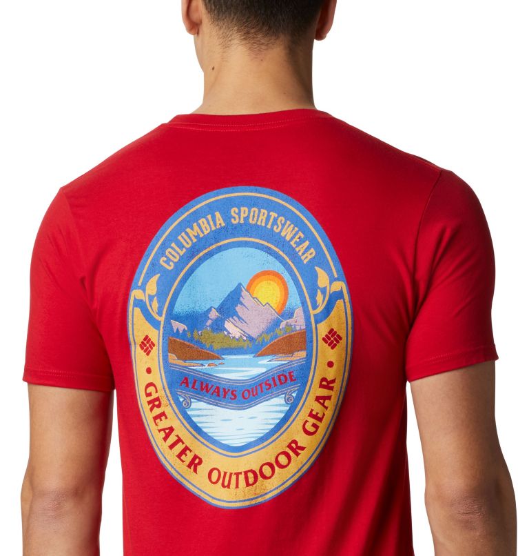 Columbia PFG Men T-Shirts | FNHUSG-275