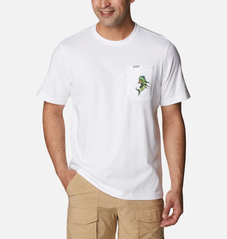 Columbia PFG Men T-Shirts | FPNZLI-921